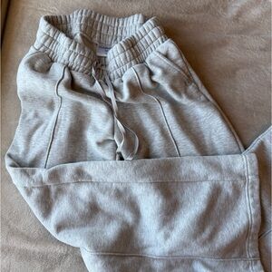 Blogilates Heather Gray High-Waisted Travel Sweatpants - Size Medium